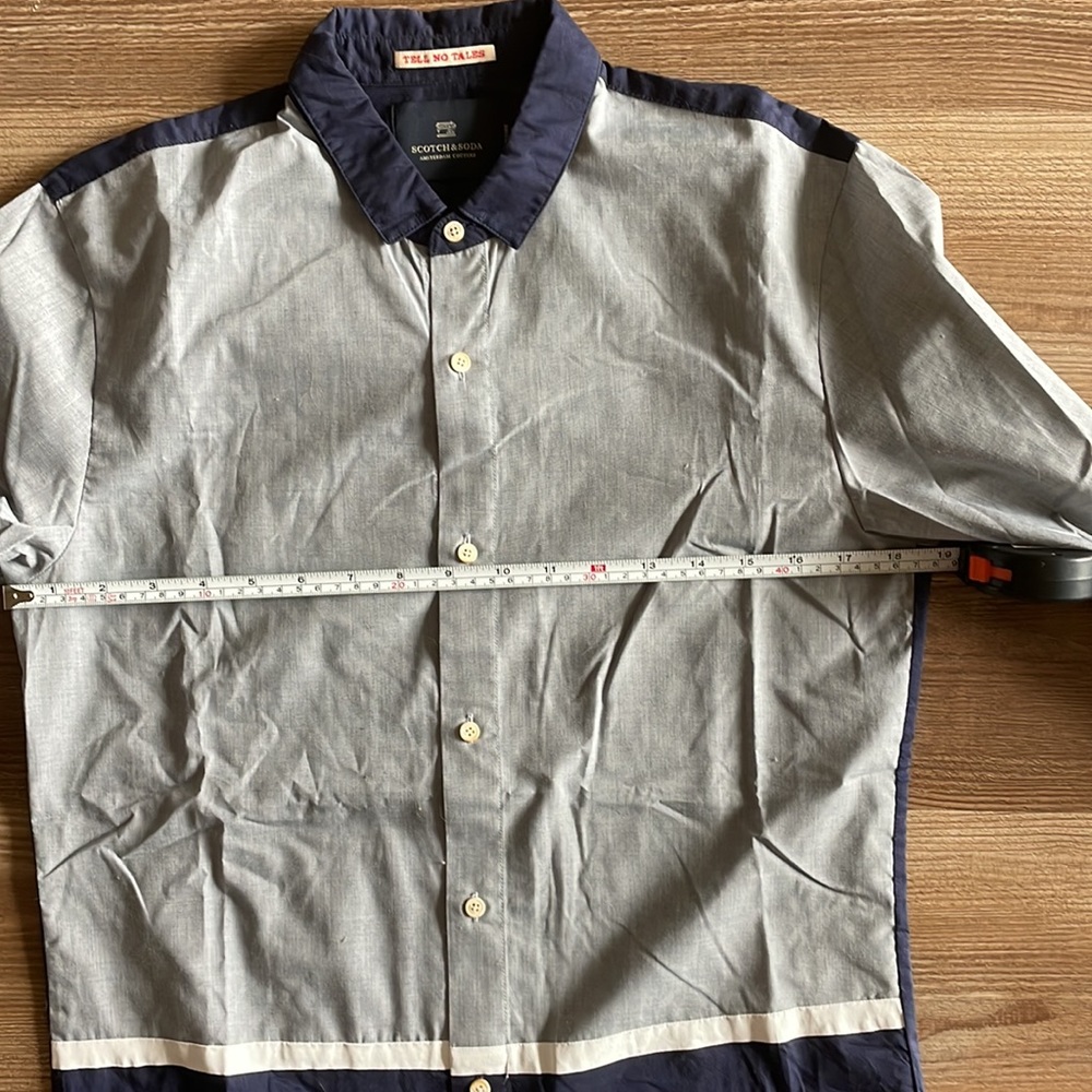 Scotch & Soda Colorblock Button-Up Shirt - image 8